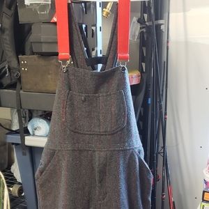 WOOLRICH WOOL BIB OVERALLS